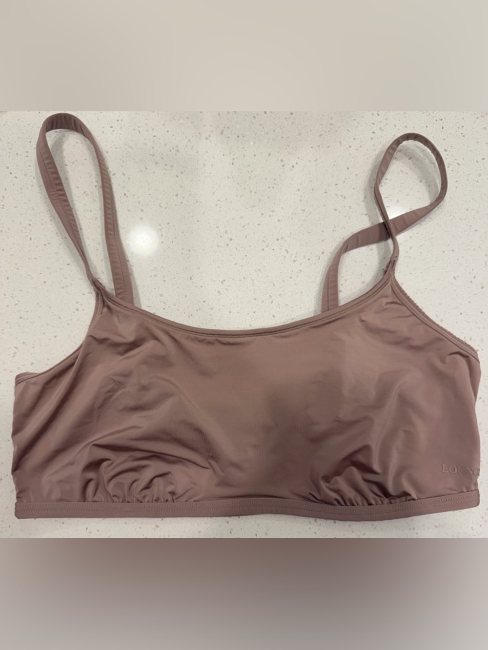 Lounge Barely There Bralette - Mauve (Large)